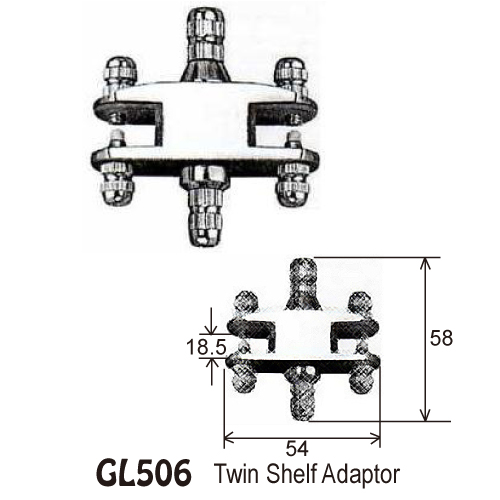 双边板托配件 GL506